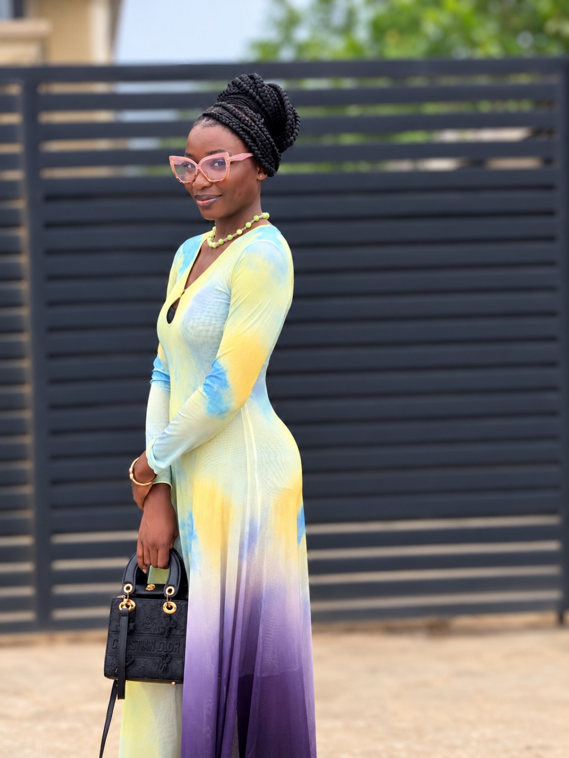Colorful fashion portrait